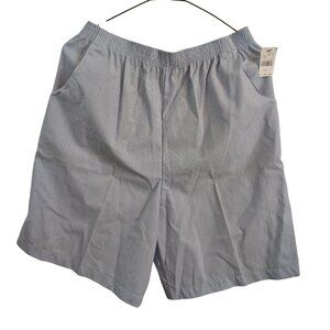 ☀️ Vintage 90s Zellers Ace of Hearts Pinstripe Shorts | NWT | L